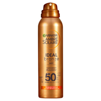 Garnier Ambre Solaire Ideal Bronze Tanning Mist SPF50 150ml