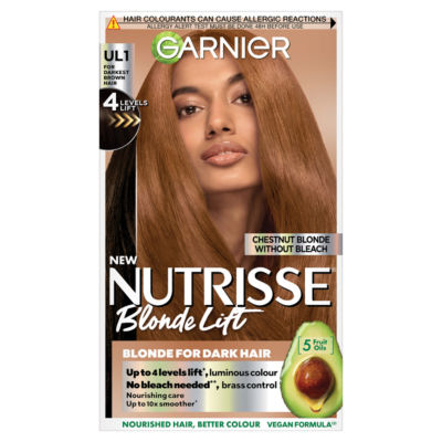 Garnier nutrisse blonde lift hair colour chestnut blonde ul1