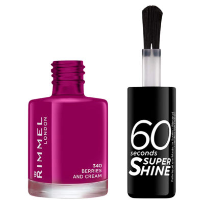 Rimmel London Nailpolish 60 Seconds Cream & Berries 8Ml