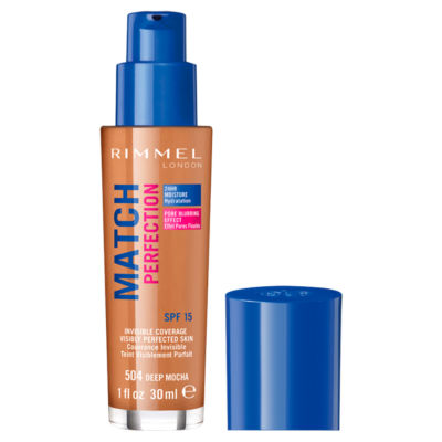 Rimmel London Match Perfection 504 Deep Mocha SPF 18 30ml