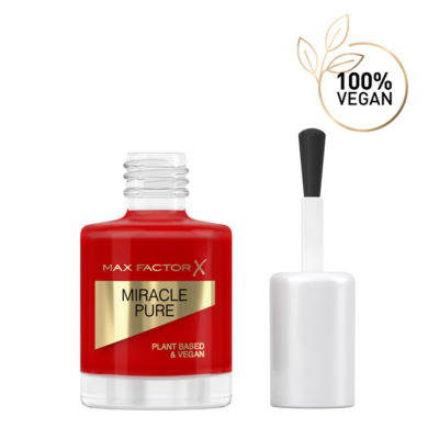 MAX FACTOR Miracle Pure Nail Polish Scarlet Poppy 12ml