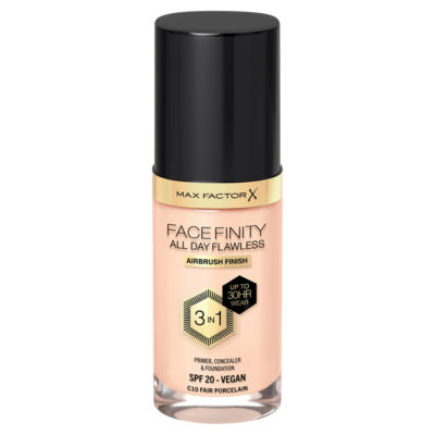 MAX FACTOR Facefinity All Day Flawless Foundation 10 Fair Porcelain 30ml