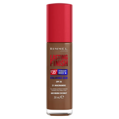 Debenhams Women's Lasting Finish 35 Hour Foundation in 600 Warm Coconut | Size: 30ml