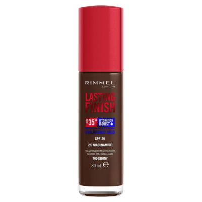 Debenhams Women's Lasting Finish 35 Hour Foundation in 700 Ebony | Size: 30ml