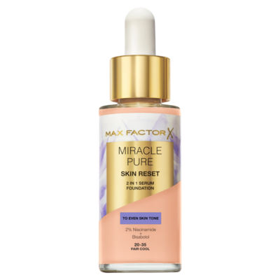 MAX FACTOR Miracle Pure Skin Reset Serum Foundation 20-35 Fair Cool 30ml