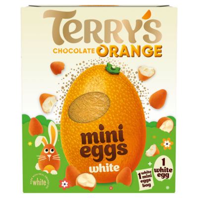 Terrys White Chocolate Orange Easter Egg And Mini Eggs 200G