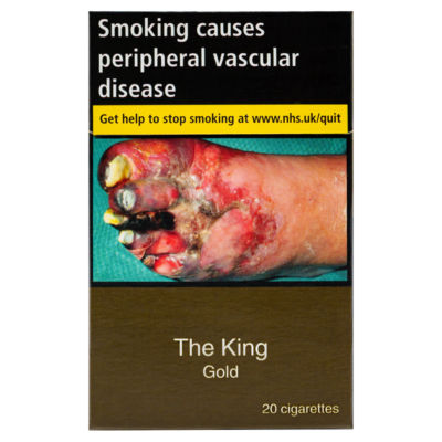 The King Gold 100s 20 Cigarettes