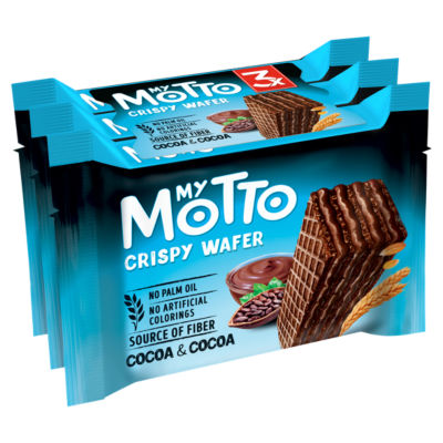 My Motto 2 Crispy Wafers with Cocoa & Cocoa Cream