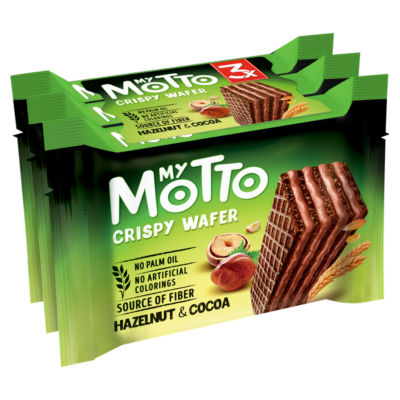 My Motto 3 Crispy Wafers with Hazelnut & Cocoa Cream