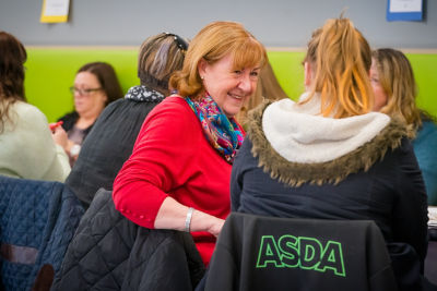 Smiles all round at the Warrington Friendship Group