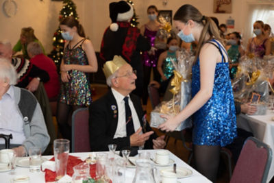 Asda Waterlooville community champion Jacqui Benham organised a Christmas magical moment for World War Two veterans from Project 71