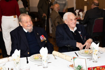 Asda Waterlooville community champion Jacqui Benham organised a Christmas magical moment for World War Two veterans from Project 71