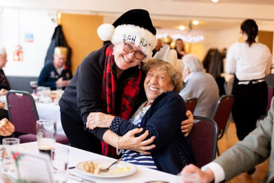 Asda Waterlooville community champion Jacqui Benham organised a Christmas magical moment for World War Two veterans from Project 71