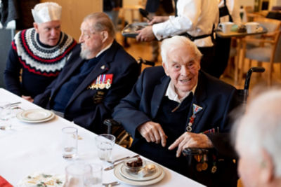 Asda Waterlooville community champion Jacqui Benham organised a Christmas magical moment for World War Two veterans from Project 71