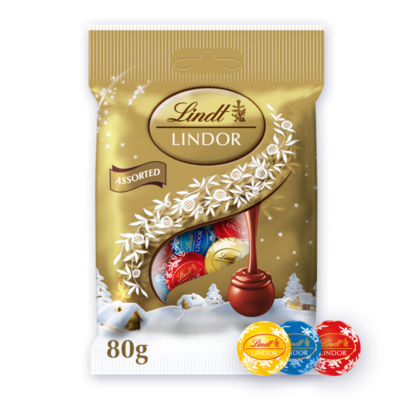 Lindt LINDOR Assorted Mini Truffles 80g