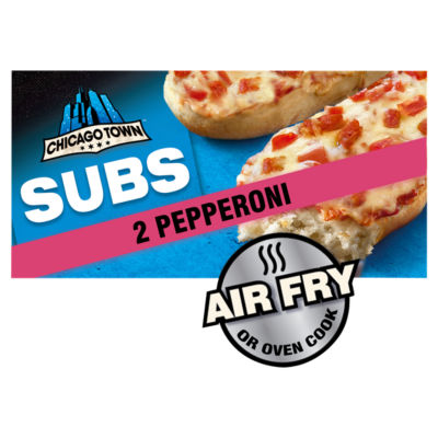 Chicago Town 2 x 125g Pepperoni Subs Loaded Pizza