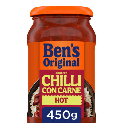 Ben's Original Bens Original Hot Chilli Con Carne Sauce 450g