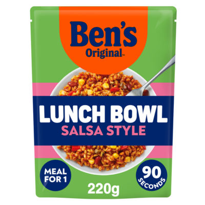 Ben's Original Bens Original Lunch Bowl Salsa Style Wholegrain Rice and Pearl Barley 220g