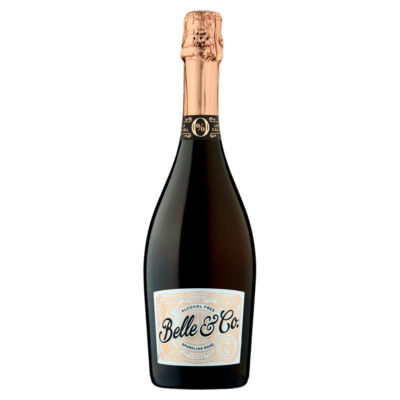 Belle & Co . Alcohol Free Sparkling Rosé Wine