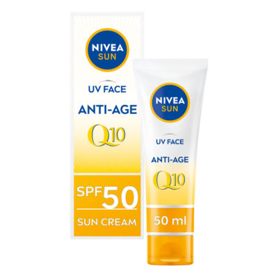 Nivea Sun UV Face Q10 Anti-Age Sun Cream SPF50 50Ml
