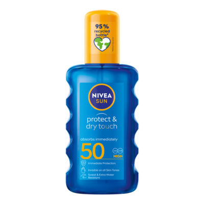 Nivea Protect & Dry Touch Invisible Sun Spray Spf50 200Ml