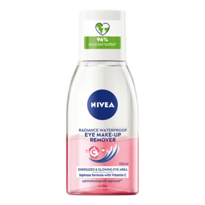 Nivea Double Effect Radiance Eye Make Up Remover 125Ml