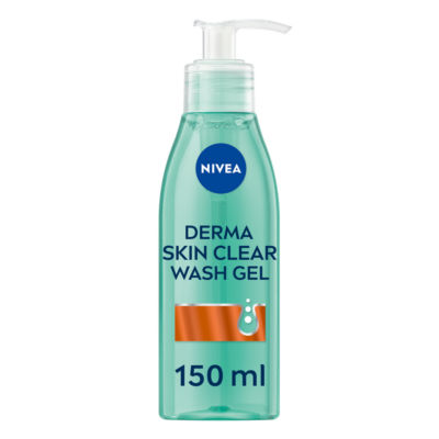 Nivea Derma Skin Clear Wash Gel 150Ml