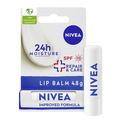 Nivea 24H Moisture Repair & Care Caring Lip Balm 4.8g