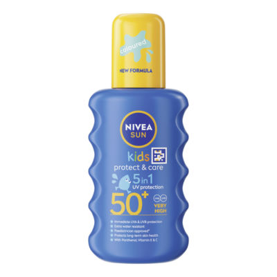 Nivea Sun Kids Coloured Cream Spray Spf50+200 Ml, 200Ml - Image 6