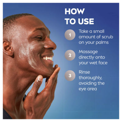 NIVEA MEN Hydrocare Face Scrub with Aloe Vera 75ml - ASDA Groceries