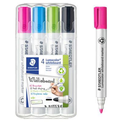 STAEDTLER Whiteboard Markers 4 Pack