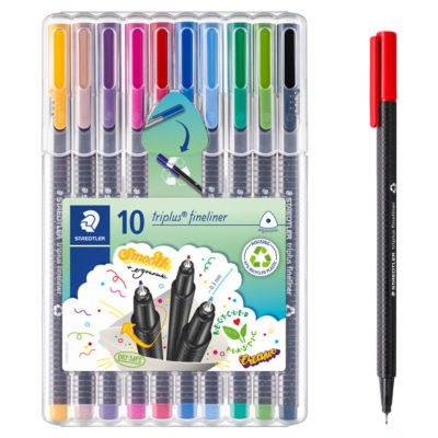 STAEDTLER Triplus Fineliners 10 Pack