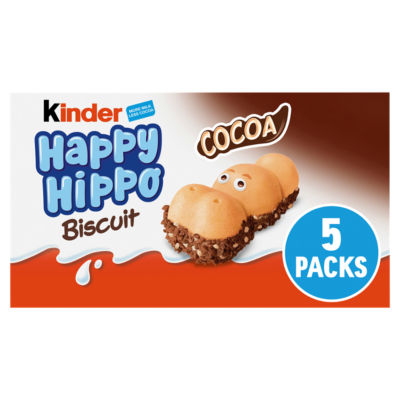 Kinder Happy Hippo Chocolate Cream Biscuits Multipack 5 X 20.7G (103G)