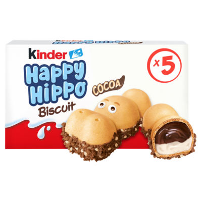 Kinder Happy Hippo Chocolate Cream Biscuits Multipack 5 X 20.7G (103G)