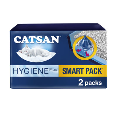 Catsan Hygiene Smart Pack 2X Inlays Cat Litter Dust-Free Litter Tray Liner