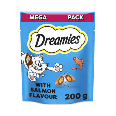 Dreamies Cat Treat Biscuits With Salmon Flavour 200g