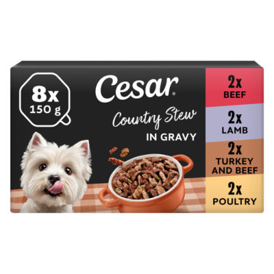 Cesar Country Stew Trays In Gravy Mixed Pack - Saver Pack: 24 X 150G - Image 4