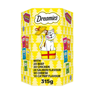 Dreamies Christmas Gift Box Cat Treats 315G