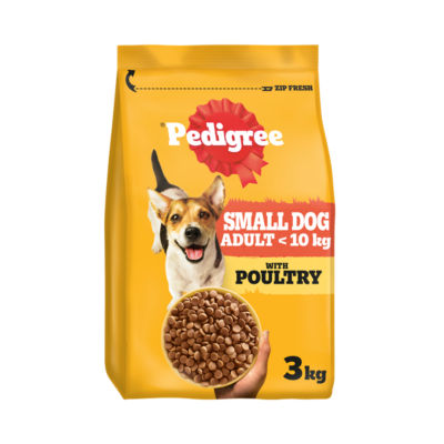 Pedigree COMPLETE™ Adult Small Dog Dry Food Poultry and Vegetables 3kg