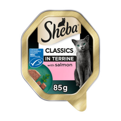Sheba Classics Terrine Trays - Saver Pack: Salmon (44 x 85g)