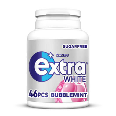 Wrigley's Extra Bubblemint Chewing Gum Bottle 46pc