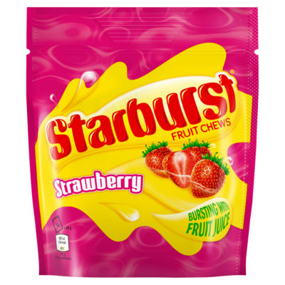 Starburst Fruit Chews Strawberry Sharing Bag 138g - ASDA Groceries