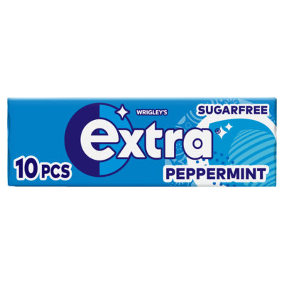 Wrigley's Extra Peppermint Sugarfree Chewing Gum 10 Pieces