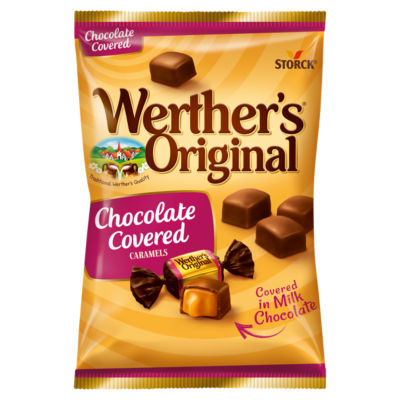 WERTHERS Chocolate Covered Caramels 100g