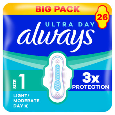 Always Ultra Normal Size 1 Sanitary Towels With Wings 26