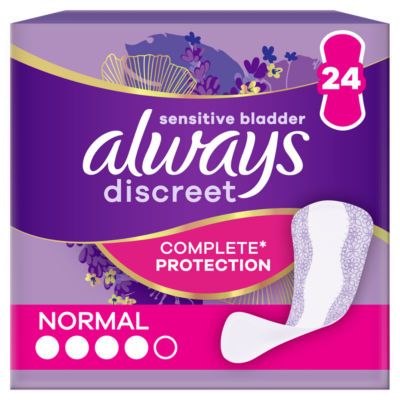 Always Discreet Incontinence Liners Plus 20 Pack