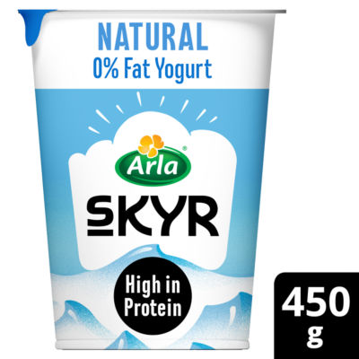 Arla Skyr Skyr High Protein Natural Icelandic Style Yogurt 450G