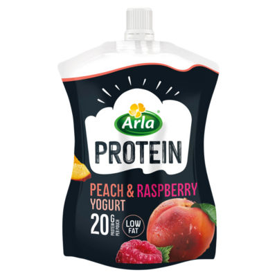 Arla Protein Peach & Raspberry Yogurt 200g