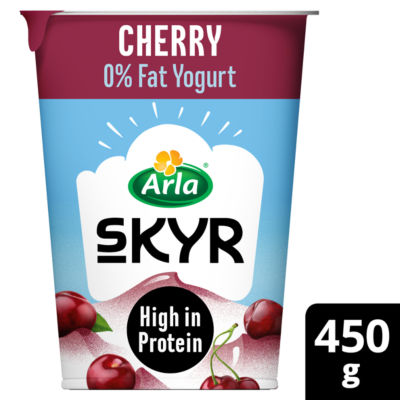 Arla Skyr High Protein Cherry Icelandic Style Yogurt 450g