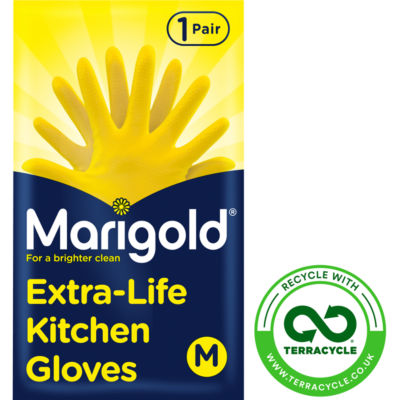 Marigold ™ Kitchen Extra Life™ Gloves 7.5 Medium Size